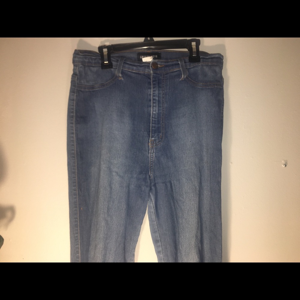 A pair of fashion nova skinny jeans